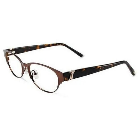 JONES NEW YORK Eyeglasses J481-BRWN-52 Size 52/15/rectangular BRAND NEW